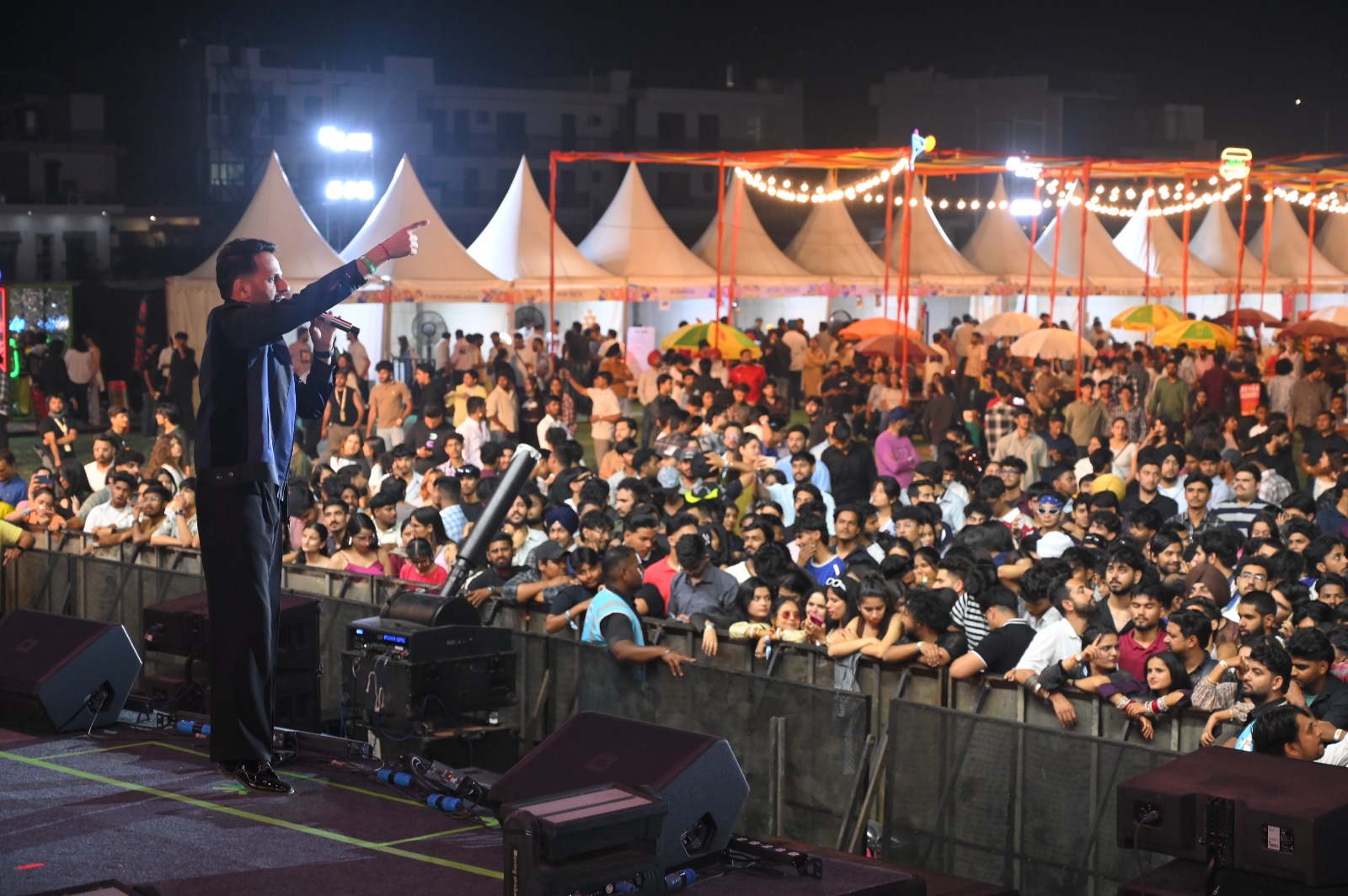 Divine served as the night's explosive headliner, reinforcing his status as the definitive voice of Indian hip-hop. His performance was the peak of the event's "fusion" theme, where he brought the raw, street-bred energy of the Gully Gang to a massive mainstream audience.